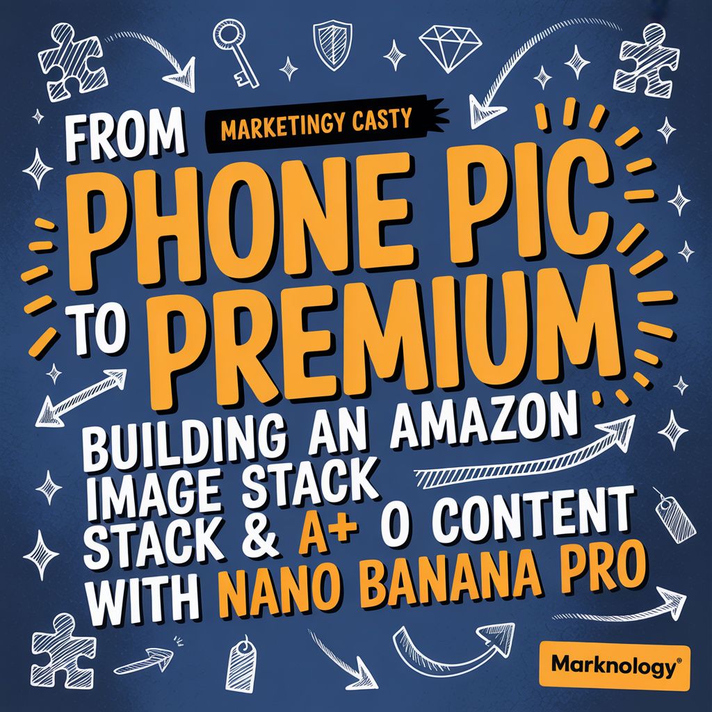 From Phone Pic to Premium: Building an Amazon Image Stack & A+ Content with Nano Banana Pro
