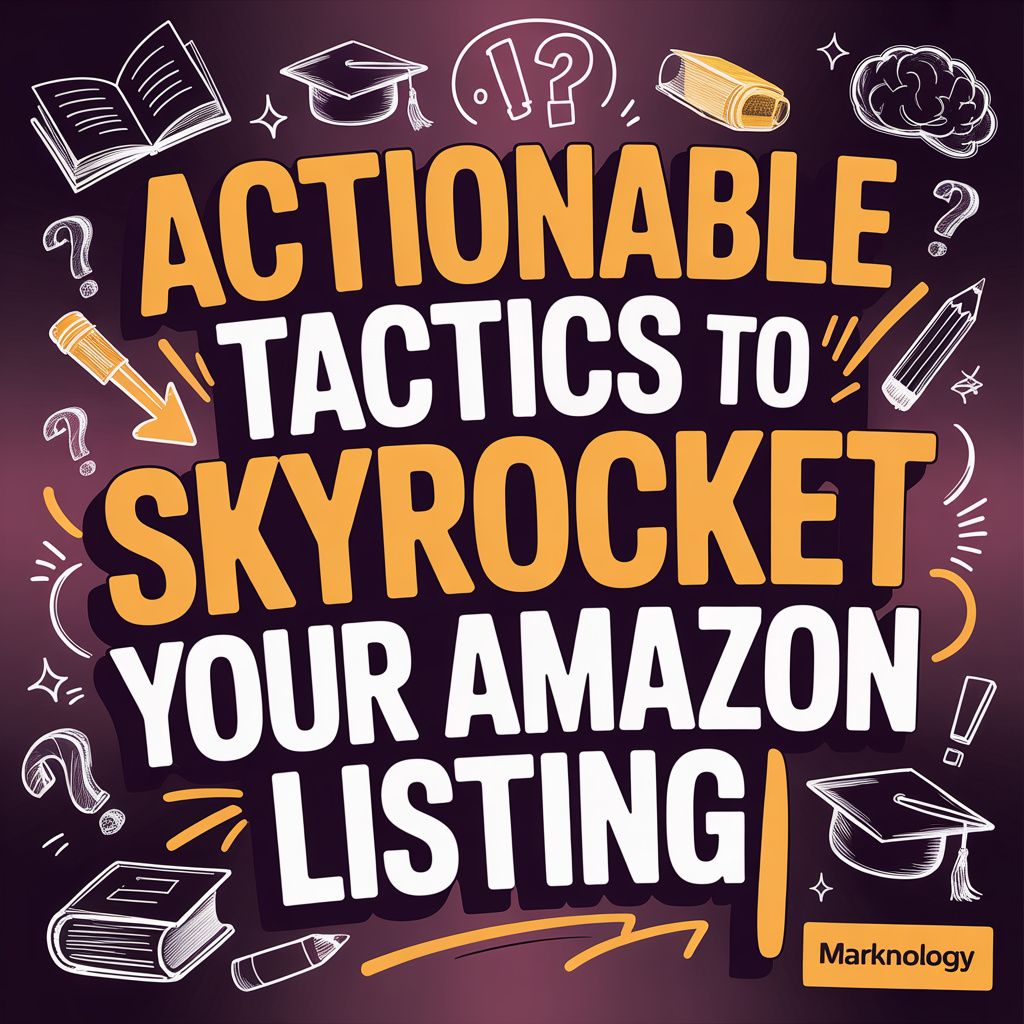 Actionable Tactics to Skyrocket Your Amazon Listing