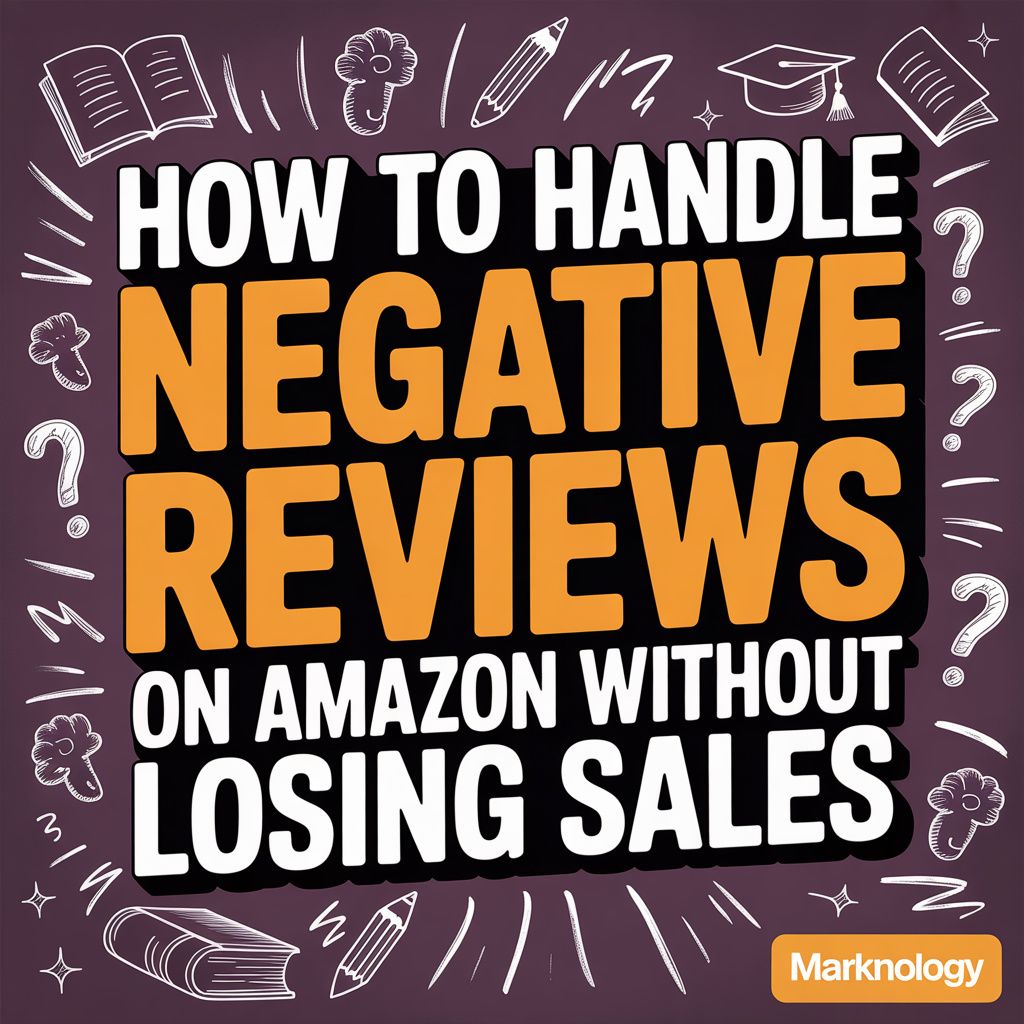 How to Handle Negative Reviews on Amazon Without Losing Sales