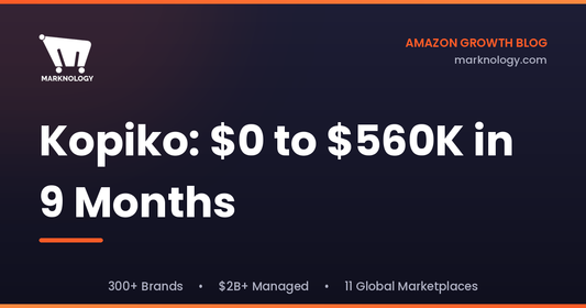 Kopiko: $0 to $560K in 9 Months