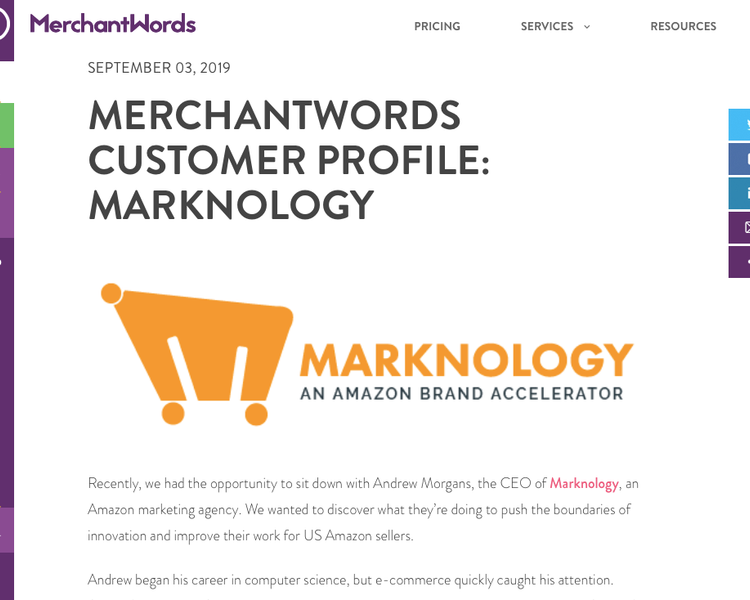 Merchant Words